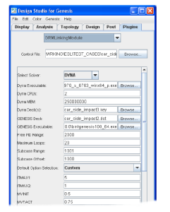 GENESIS to LS-DYNA interface