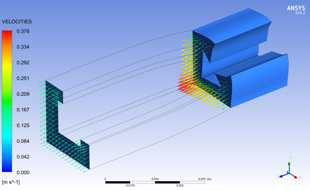 ANSYS Polyflow inverse extrsion simulation