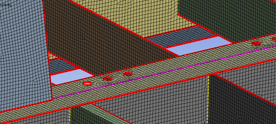 Meshing Fabricated Structures in ANSYS Mechanical using Mesh Edit