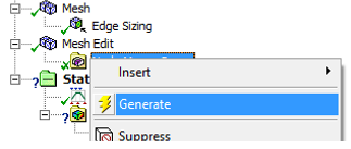 Mesh Generation within ANSYS 17.0