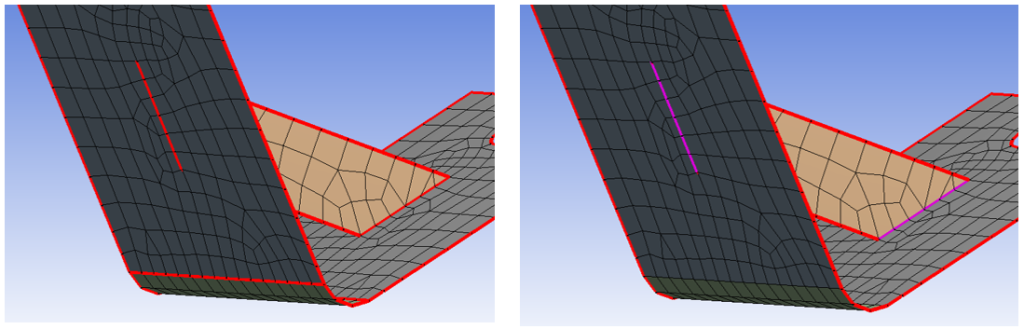 Results of automatic meshing in ANSYS 17.0