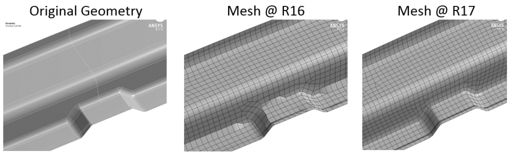 Improved shell meshing for better structured meshes 