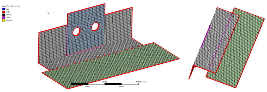 Weld Tool added to SCDM and DM to create weld bodies connecting adjacent surfaces