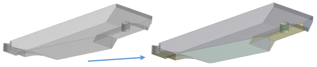 Detach operation added to split large surface bodies into multiple surface bodies