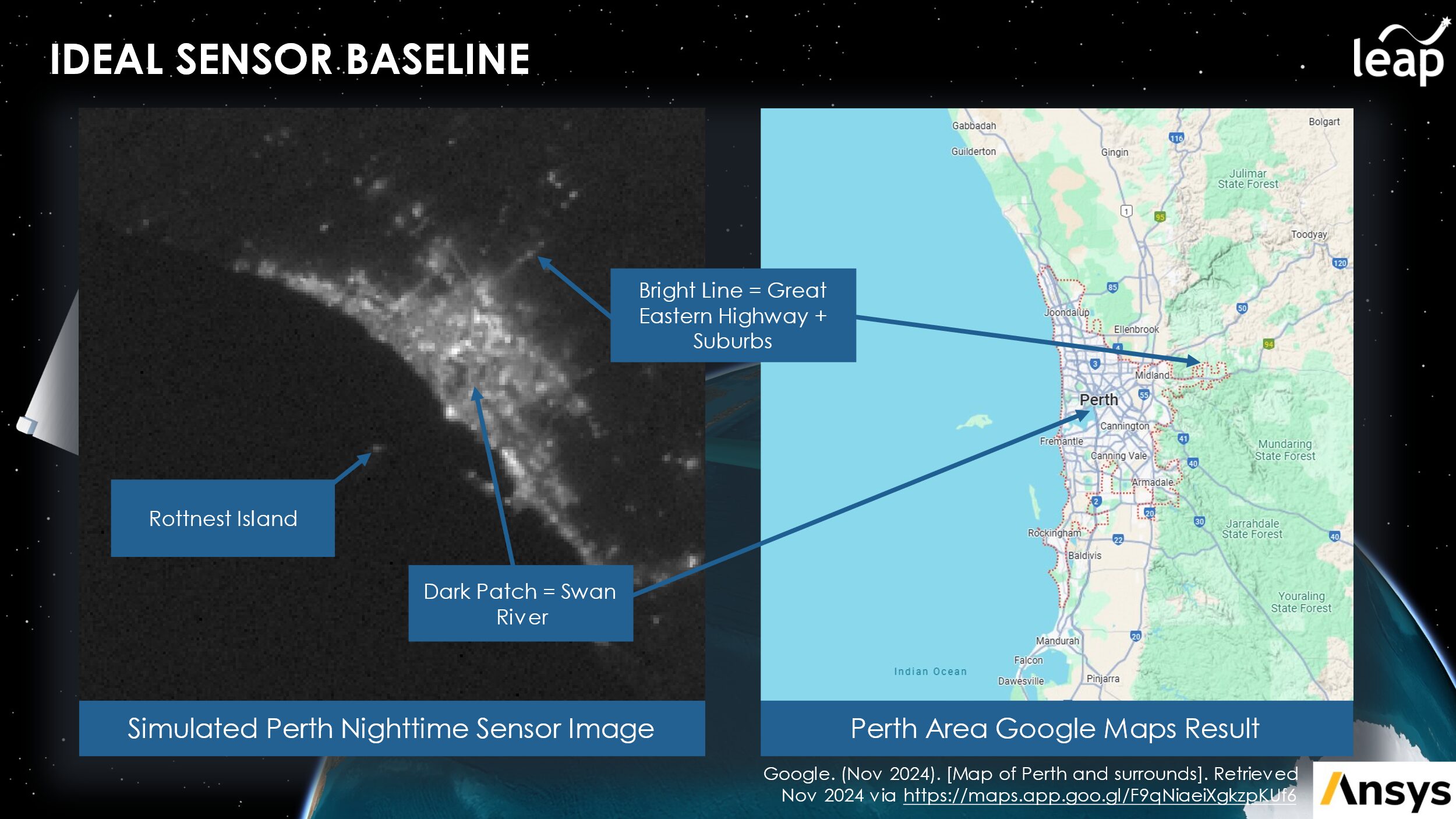 Ideal Sensor Baseline vs Google Maps - STOP Analysis